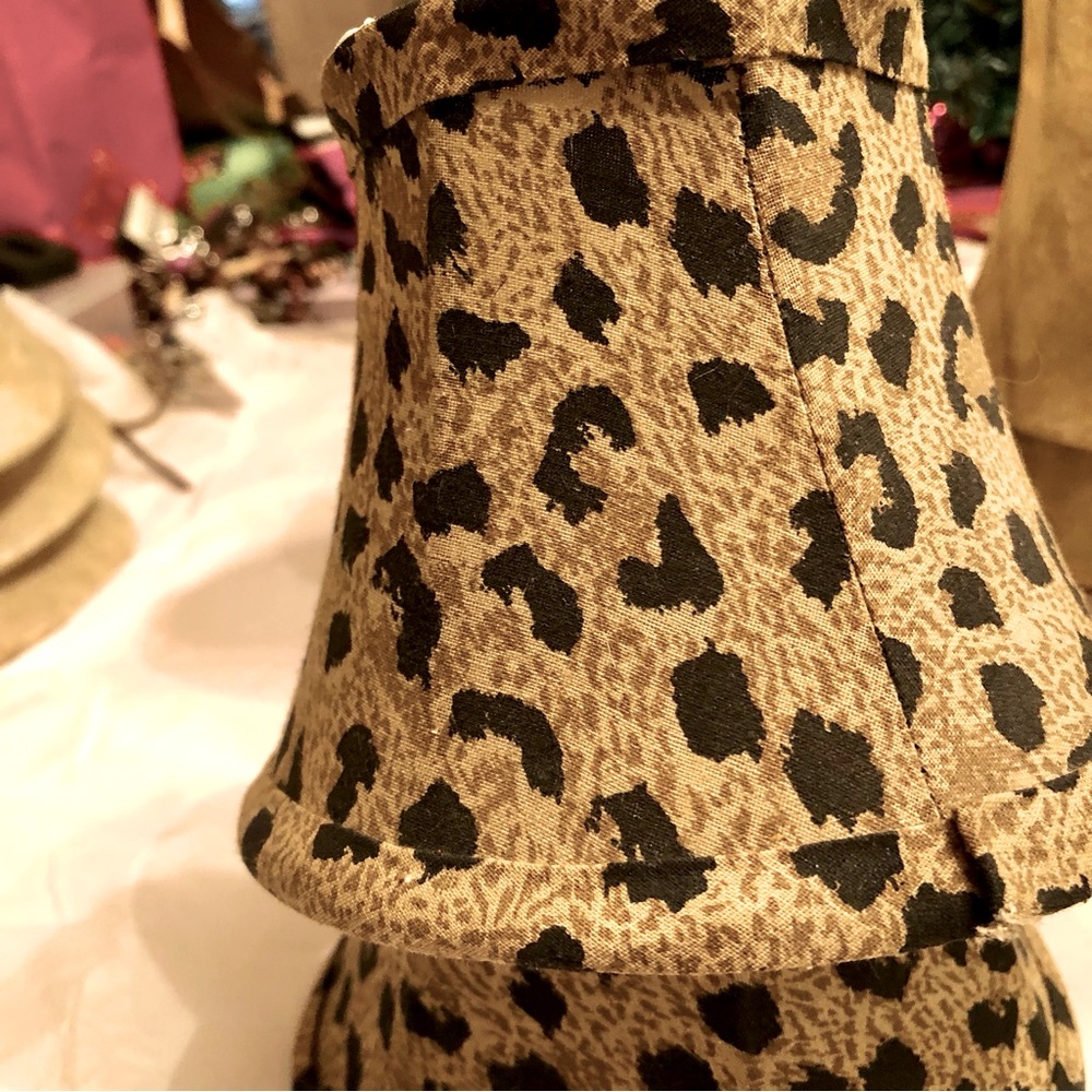 Leopard Mini Lamp Shades 💜